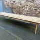 Incredible 400 cm farm table in fir 1900 brasserie natural raw wood