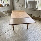 Walnut farmhouse table + extensions