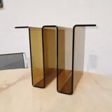 Vintage magazine door Plexiglas 1970