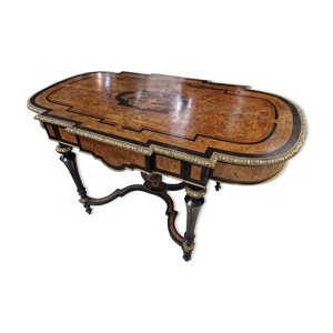 table de milieu en marqueterie
