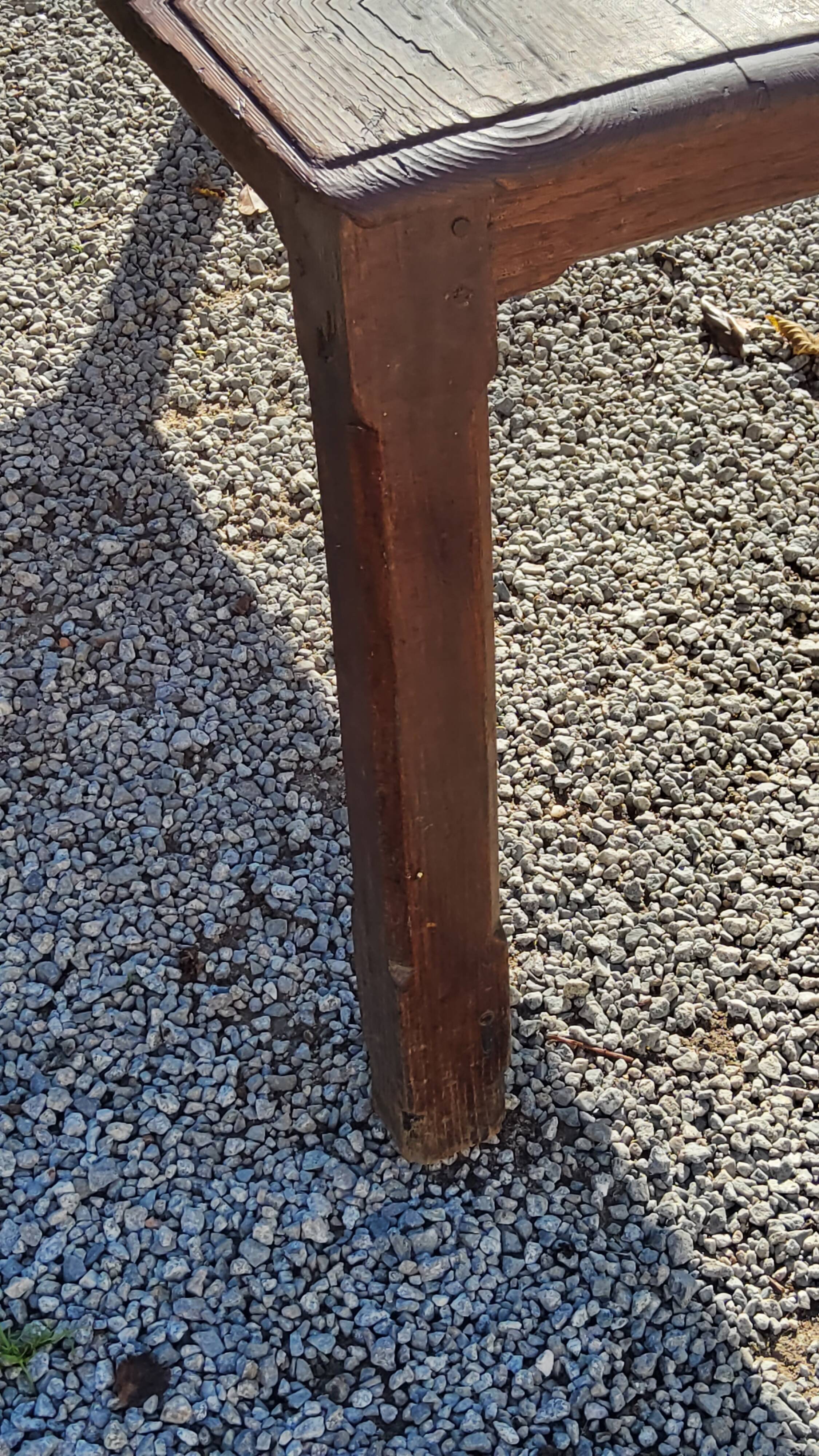 Farmhouse table late 19th early 20th century 200cm
