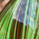 Grand vase en verre murano missoni