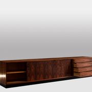 Wilhelm Renz. Enfilade en palissandre et stratifié. Circa 1960-70.