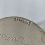 Stoneware pitcher with poppy decoration – Laurence Petit – Atelier de Prusly