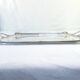 Service tray with silver metal belier 19th 77 X 52 cm