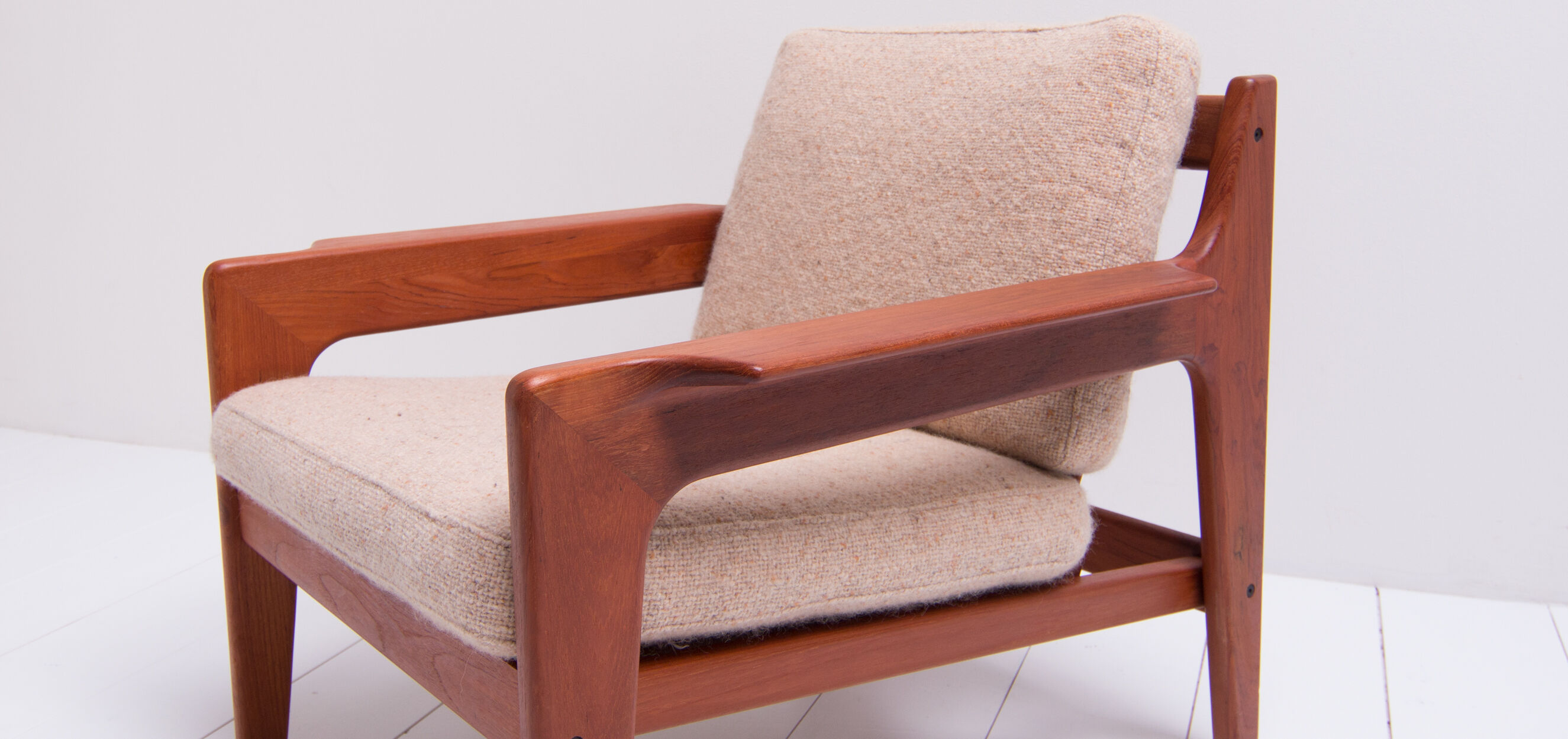 Armchair danish Arne Wahl Iversen 1960