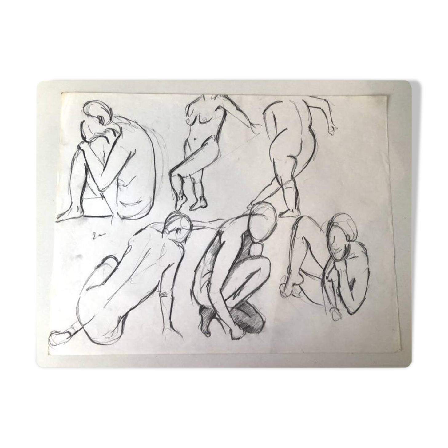 Drawing Composition nude