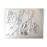 Dessin Composition nu