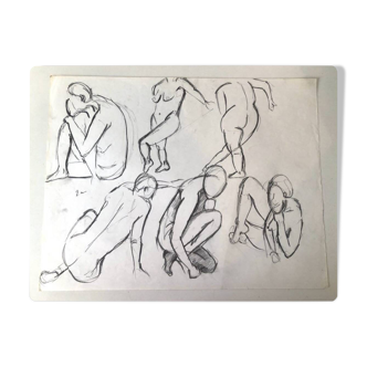 Drawing Composition nude