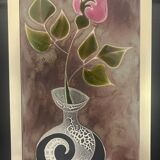 Rare Gilbert Valentin ceramic plaque