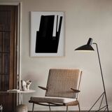 Abstract black giclee print, 50x70cm