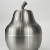 Pear-shaped ice bucket.