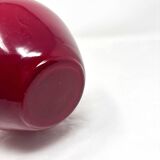 Vase rouge grenat en opaline Empoli