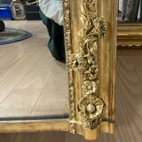 Miroir en bois doré Napoléon III 186x119cm