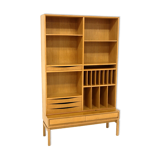 Oak library, Marian Grabinski, Möbel-Ikea, sweden, 1960