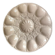 Oyster dish Digoin Sarreguemines