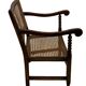 Art Deco chair minimalist oak wicker minimalist design