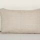 Geometric ikat velvet lumbar pillow
