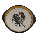 Deco rooster trinket bowl