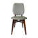 Vintage office chair with compass legs