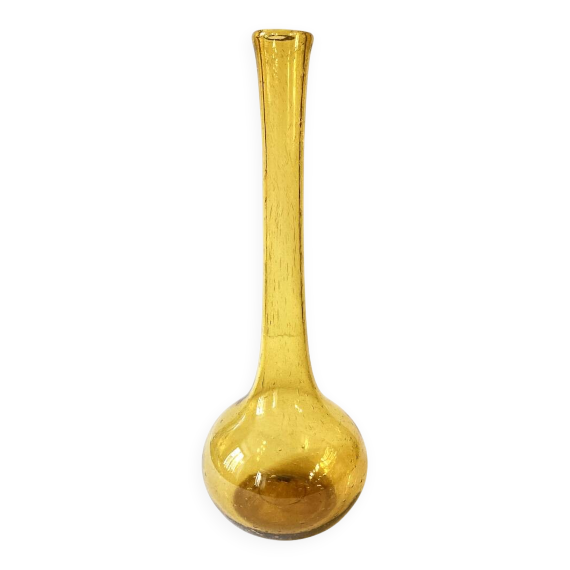 Biot bubble glass soliflore vase, 1950s