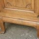 Superb Art Deco column in solid mahogany (circa 1920). Rare.