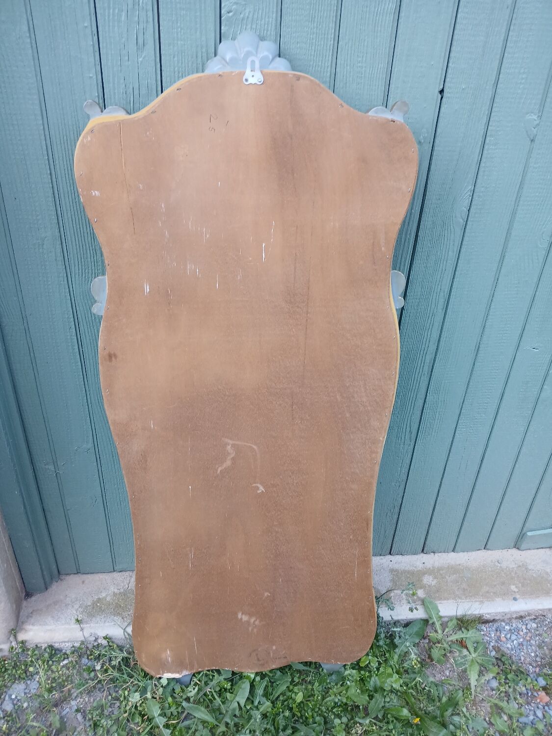 Antique trumeau mirror