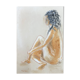 Signed pastel painting, female portrait, "Sunlight"