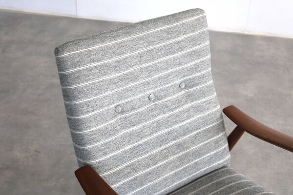 Ensemble de 2 fauteuils vintage   fauteuils   années 1960   teck