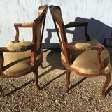 Paire de fauteuils Louis XV
