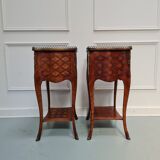 Paire de tables de chevet kingwood c1920