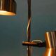 Scandinavian floor lamp Belid with adjustable spots from the 1960s.