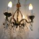 Chandelier With 4 Lights Bronze And Tassels