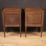 Pair of Louis XVI style bedside tables from the 60s