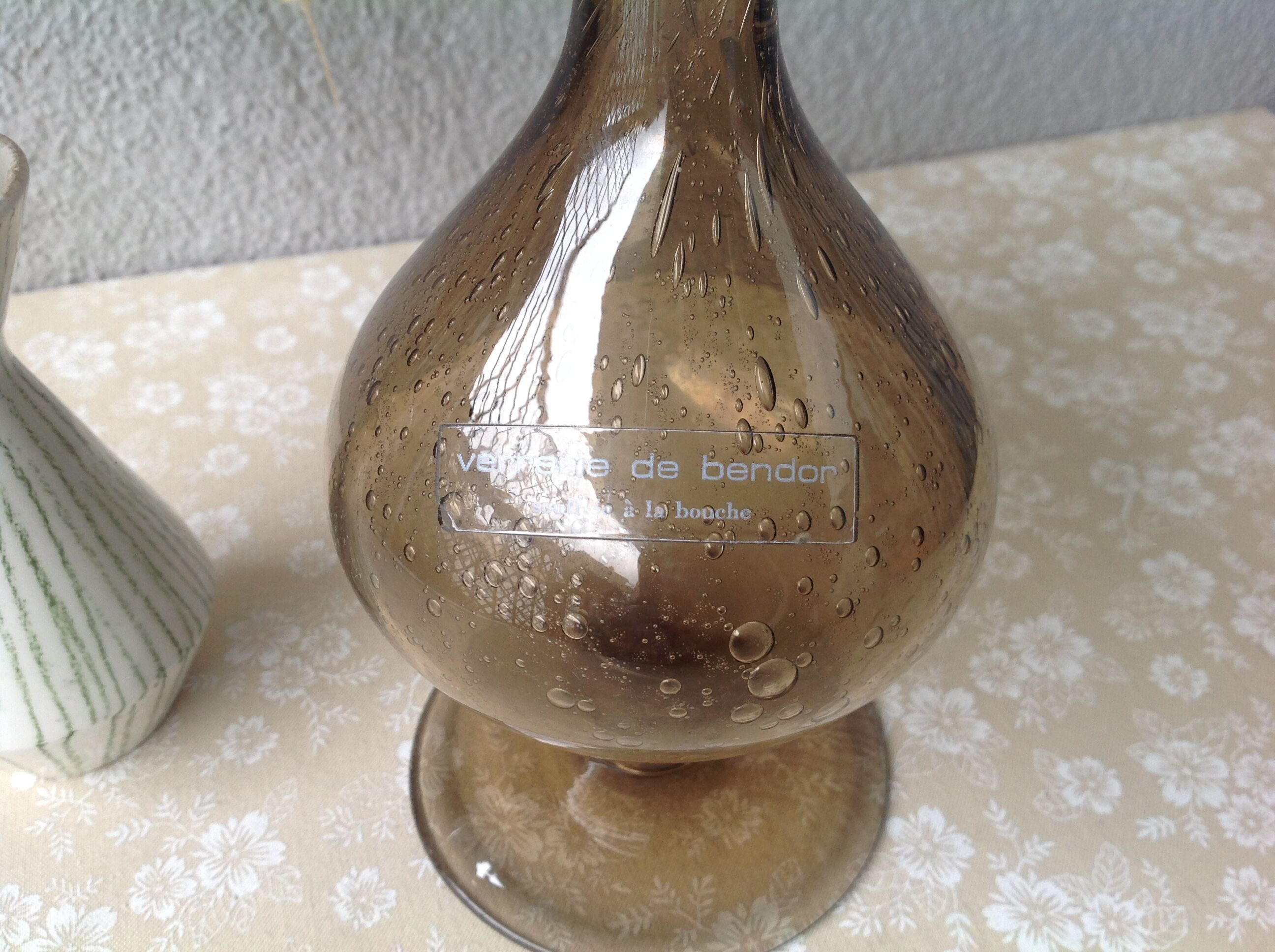 Mouth-blown Bendor vase