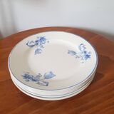 Set of 6 vintage plates made in France