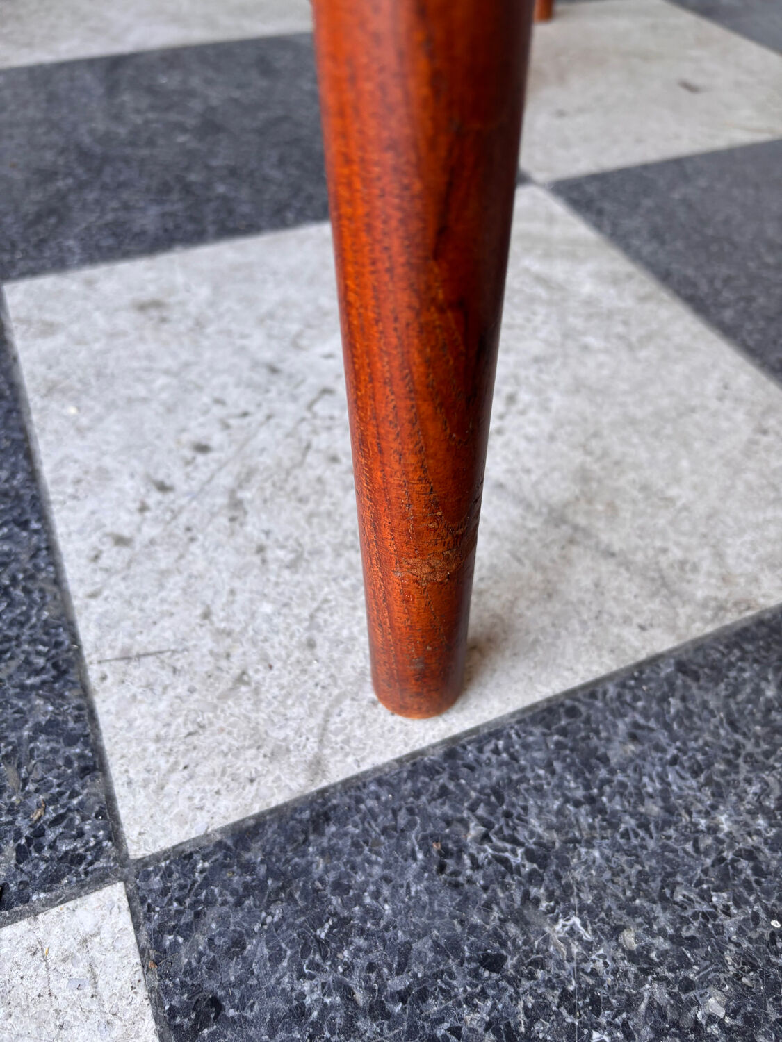 Set of 4 Danish teak chairs