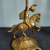 Set of two vintage jumper candlesticks