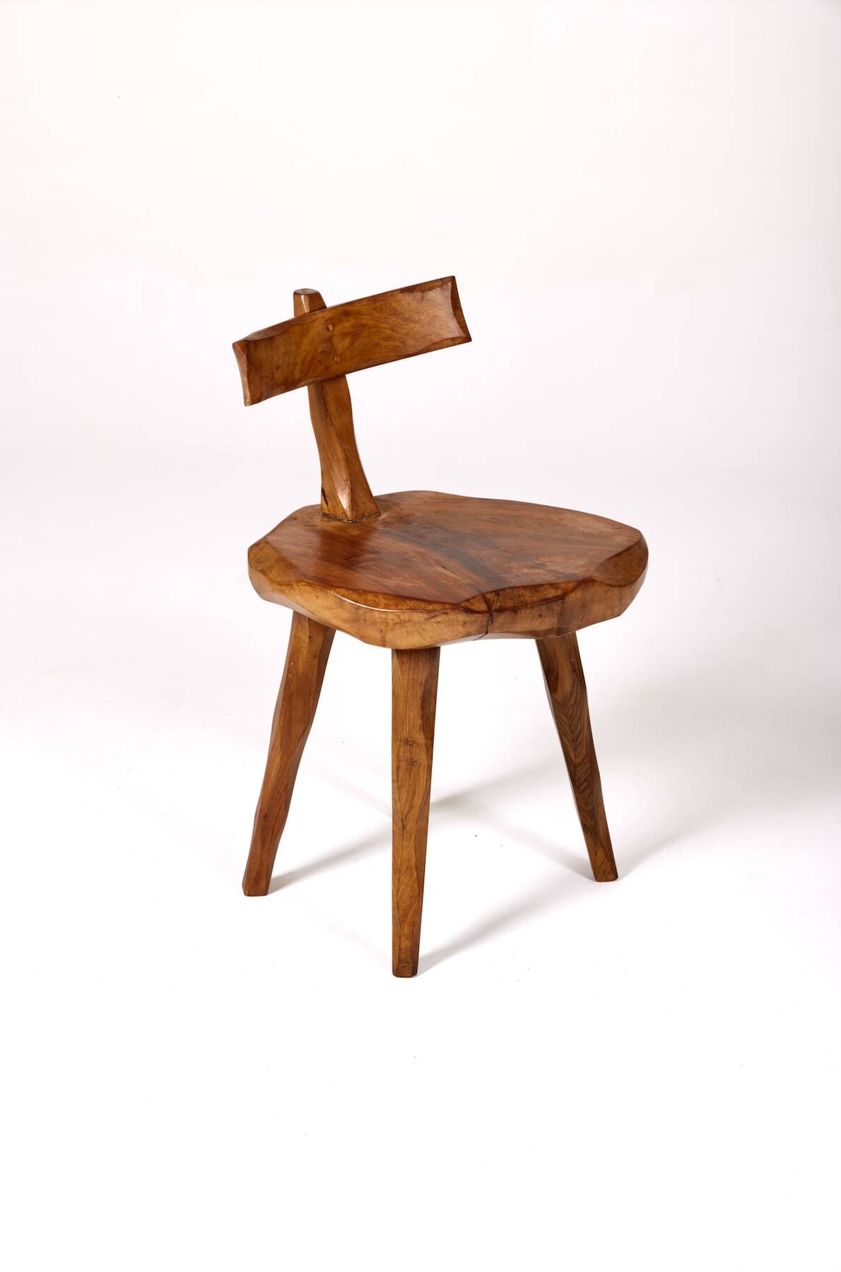 Butalist chair in olive tree, 1960s