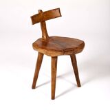 Butalist chair in olive tree, 1960s