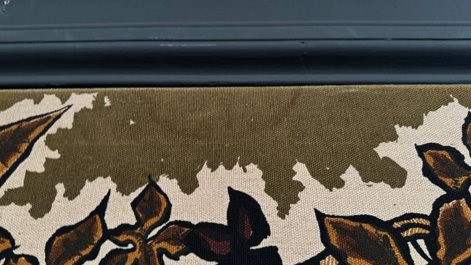 Tapestry panel on cotton by Lurçat, 1960, aquarium decoration