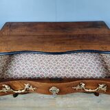 Chest of drawers crossbow louis XV in walnut XVIII th around 1750