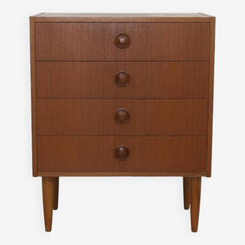 Commode à tiroirs en teck par MSI Suède, 1960