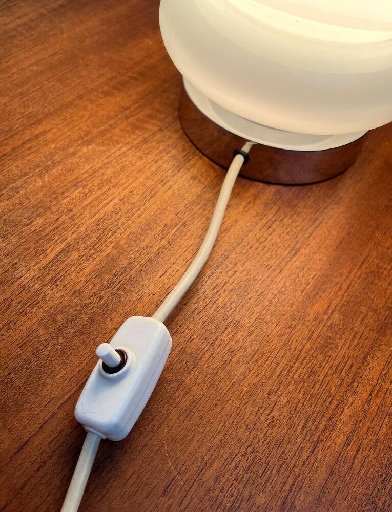 Space age glass table lamp from the mid-century by Carlo Nason for JBS, 1960s.