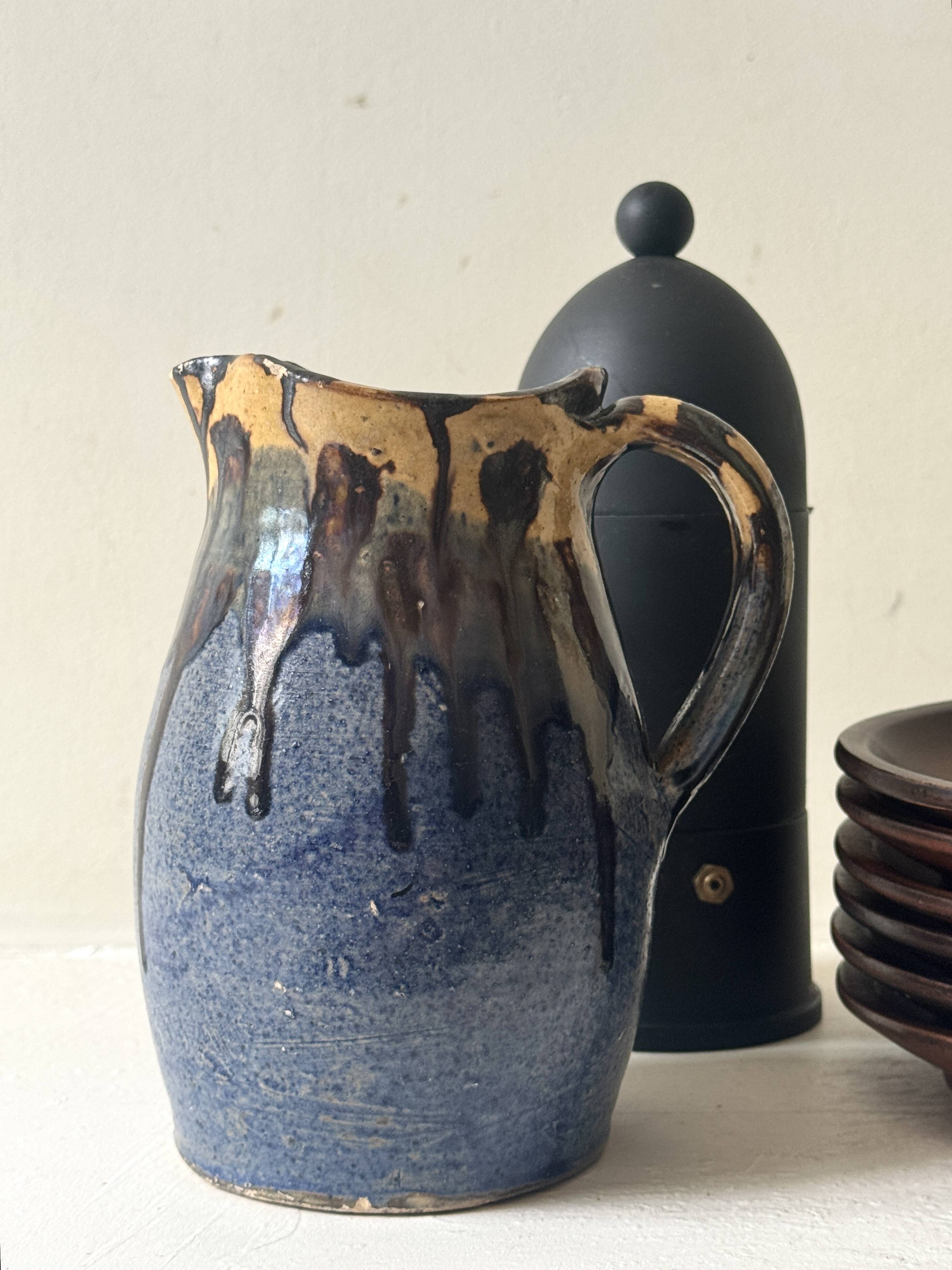 Carafe / vase en céramique émaillée, Jospeh Talbot La Borne 1950
