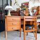 Bureau vintage pieds compas