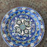 Handmade ceramic collector's plate, glazed with enamels, signed by Adiguzel Gini, Türkiye