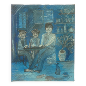 Painting on canvas