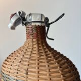 Wicker woven bottle