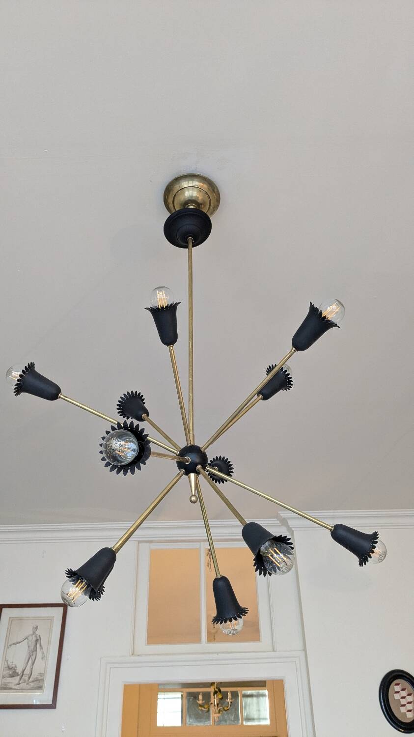 60s Sputnik Chandelier